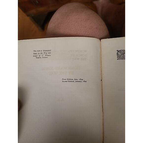 HOMEWARD SONGS BY THE WAY A.e. 1895 925 Copies Made - Picture 3 of 6